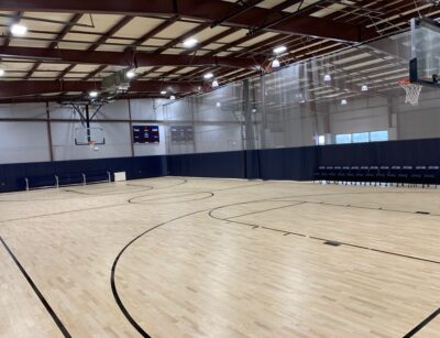 An empty court